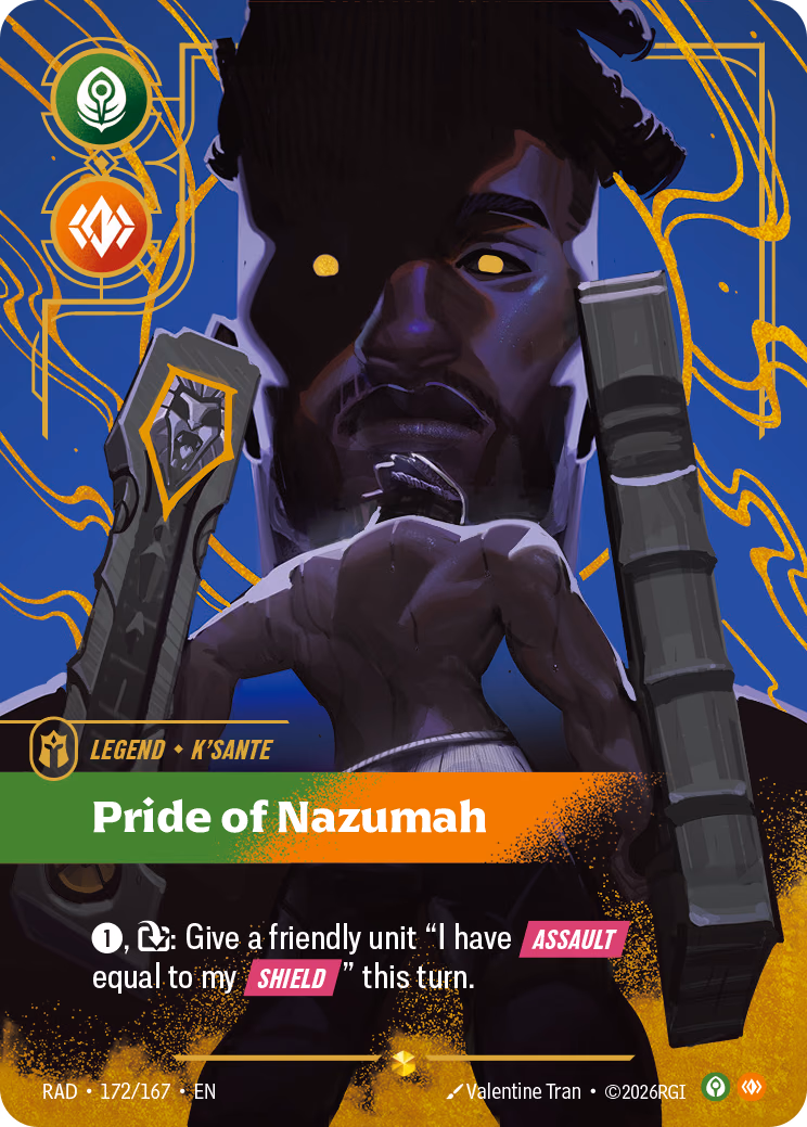 K'Sante, Pride of Nazumah RAD-172/167 Riftbound card