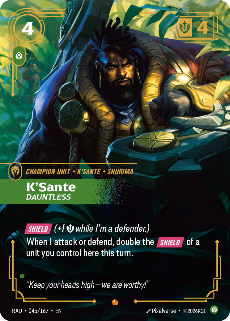 K'Sante RAD-045/167 Riftbound card
