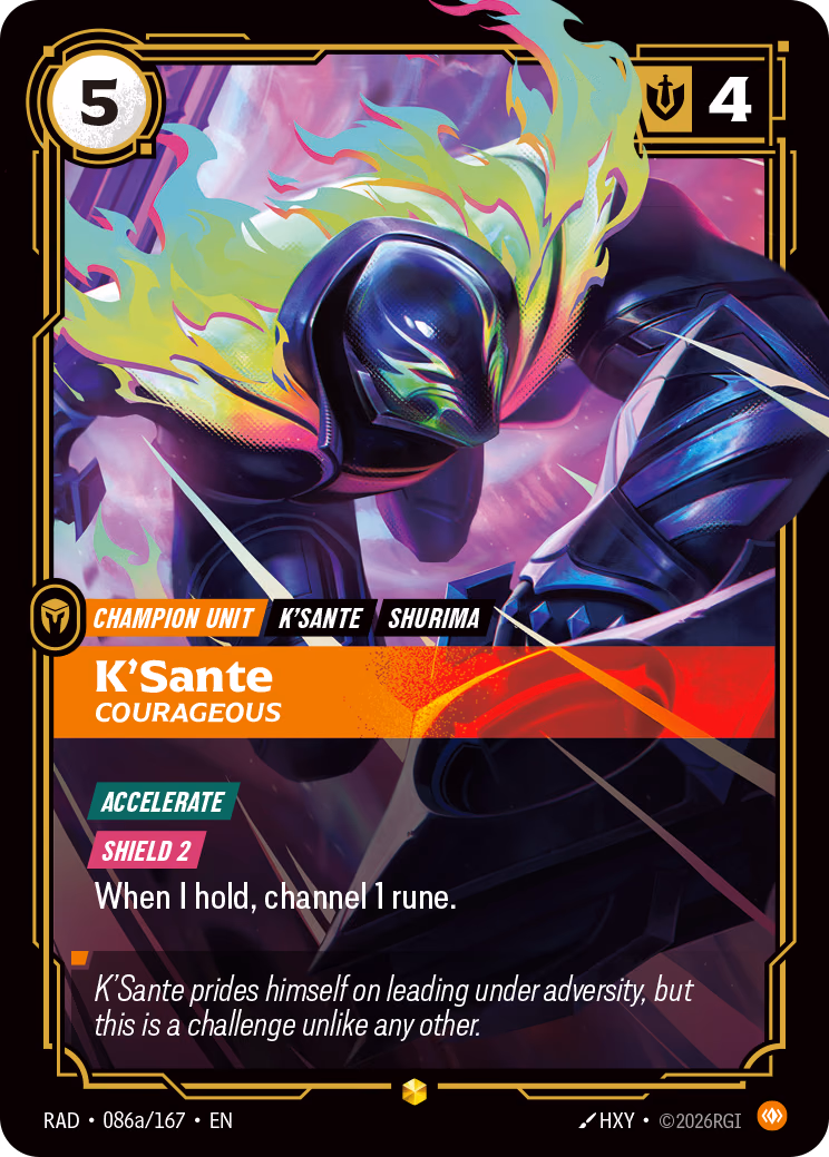 K'Sante RAD-086a/167 Riftbound card
