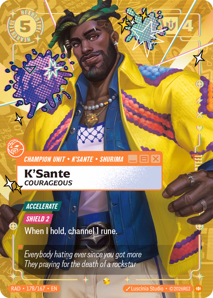 K'Sante RAD-178/167 Riftbound card