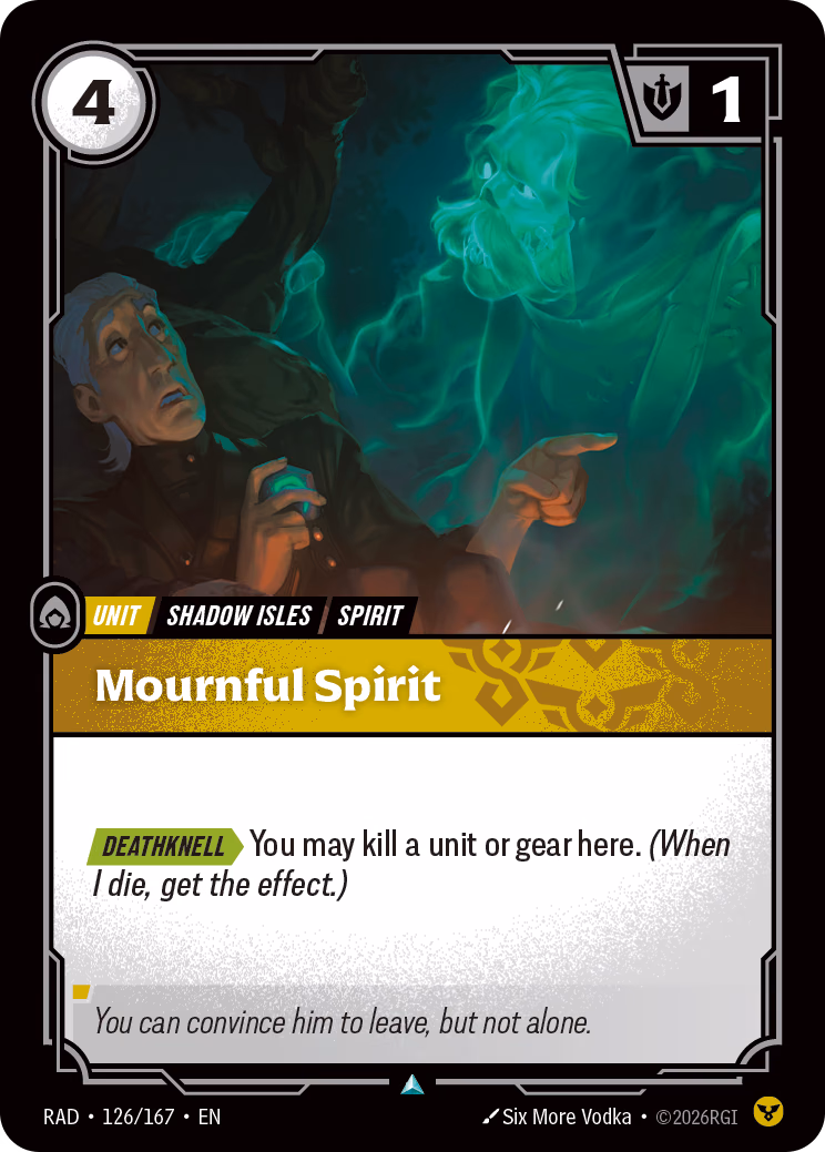 Mournful Spirit RAD-126/167 Riftbound card