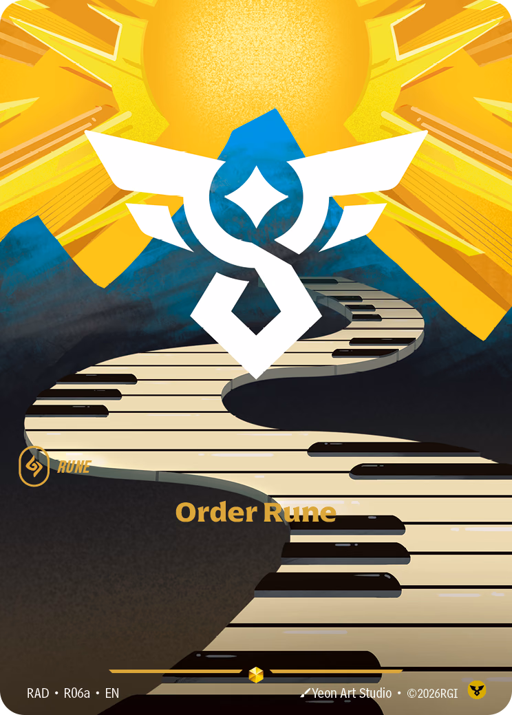 Order Rune RAD-R06a Riftbound card