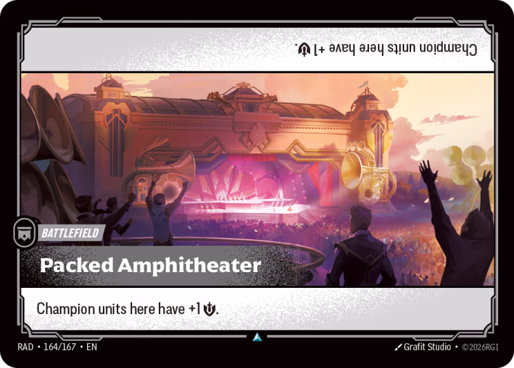 Packed Amphitheater RAD-164/167 Riftbound card