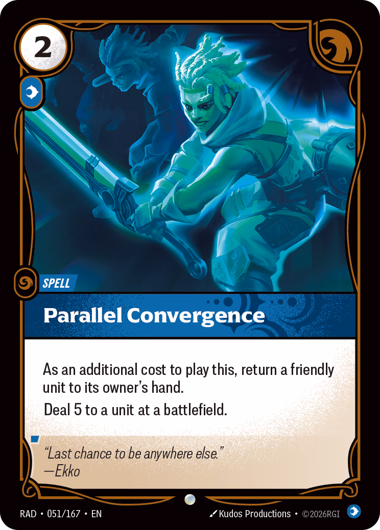 Parallel Convergence RAD-051/167 Riftbound card