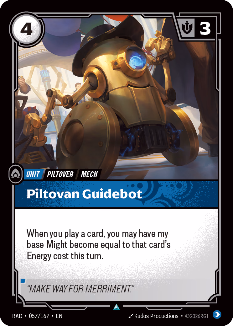 Piltovan Guidebot RAD-057/167 Riftbound card
