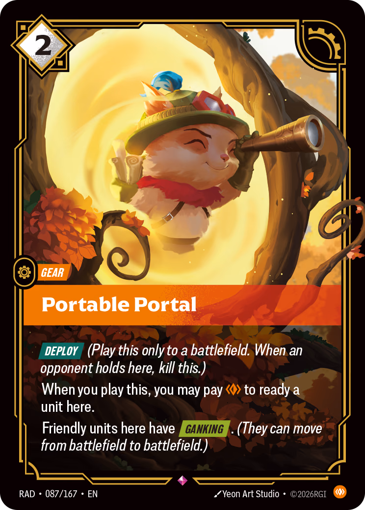 Portable Portal RAD-087/167 Riftbound card