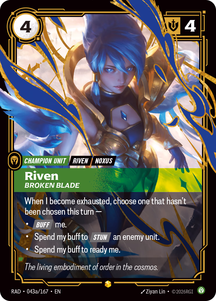 Riven (Alt Art) RAD-043a/167 Riftbound card