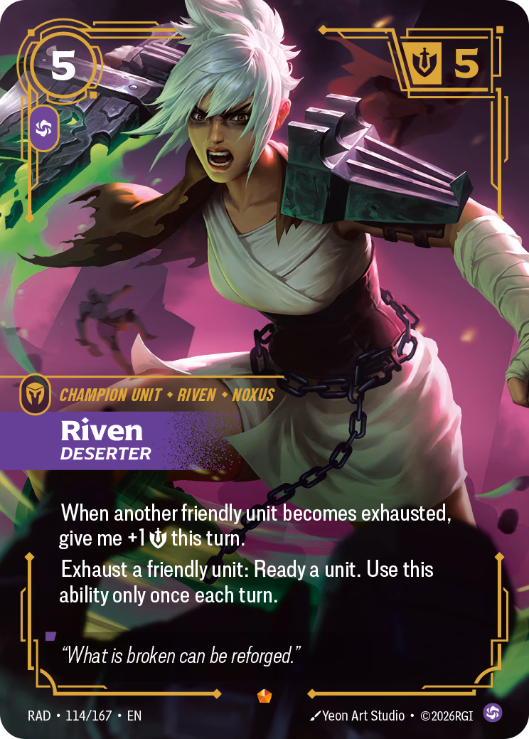 Riven RAD-114/167 Riftbound card