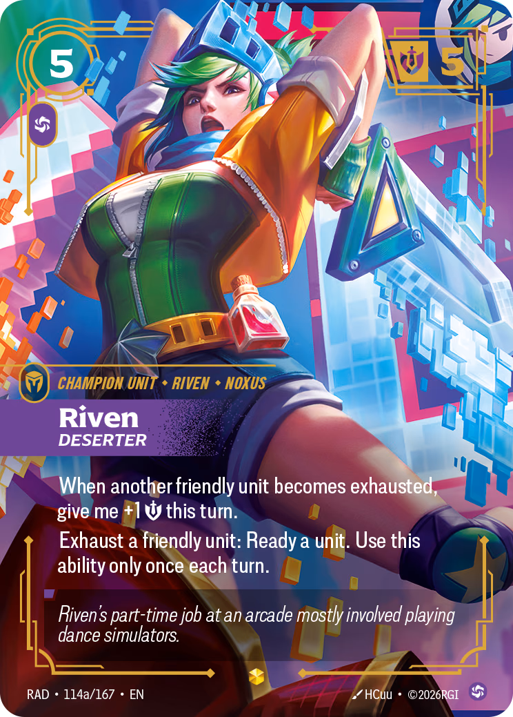 Riven (Alt Art) RAD-114a/167 Riftbound card