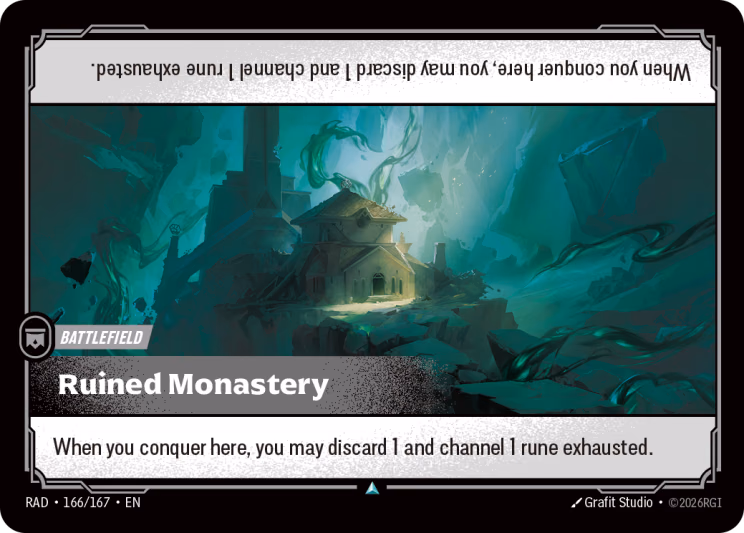 Ruined Monastery RAD-166/167 Riftbound card