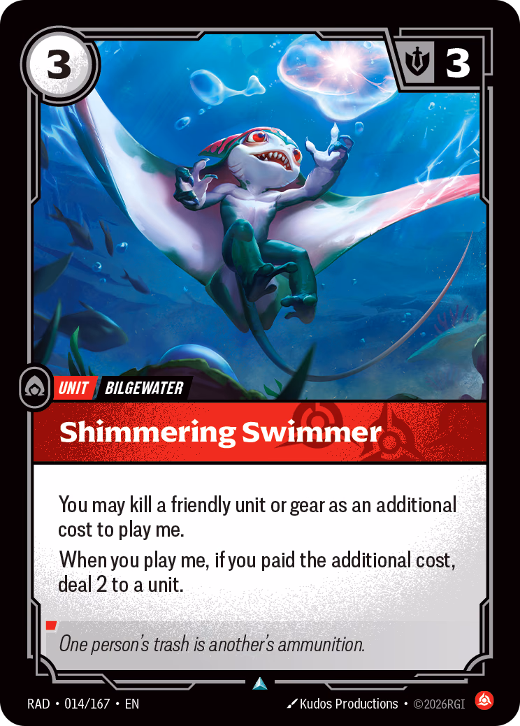 Shimmering Swimmer RAD-014/167 Riftbound card