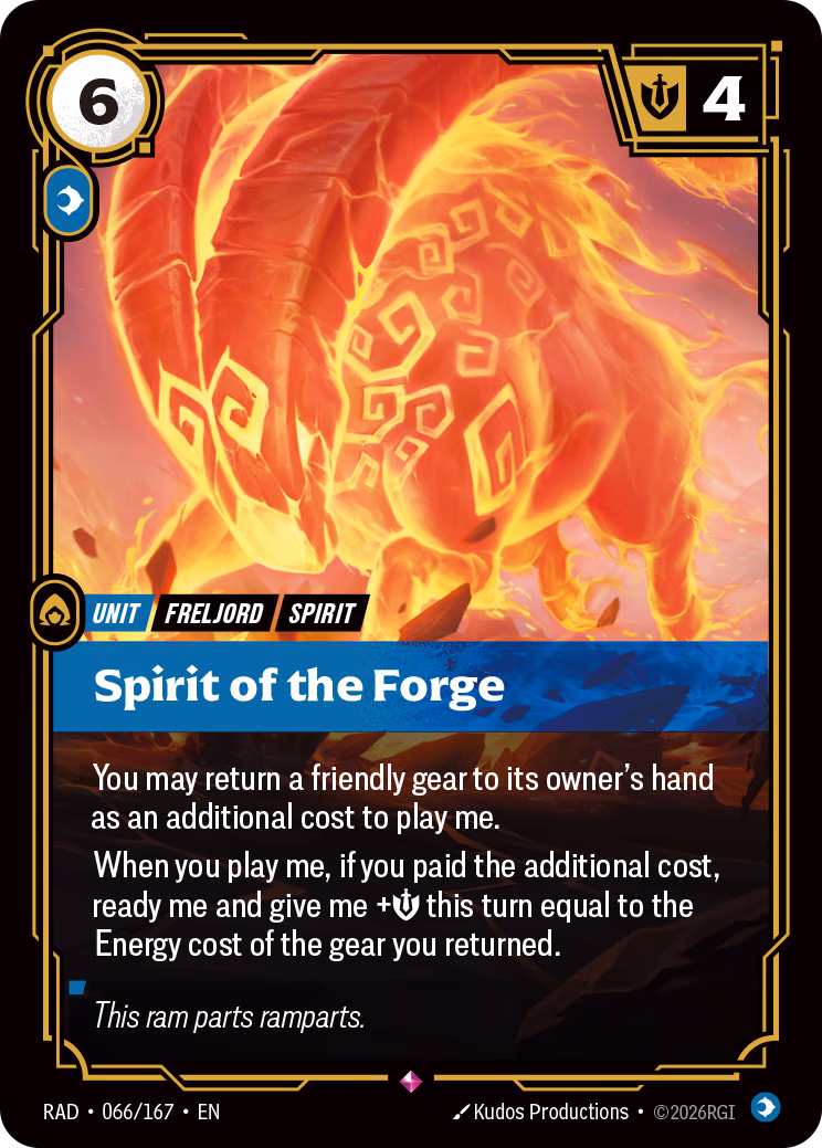 Spirit of the Forge RAD-066/167 Riftbound card