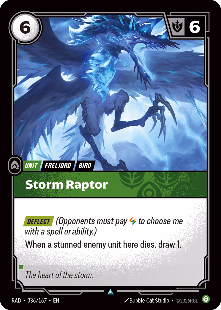 Storm Raptor RAD-036/167 Riftbound card