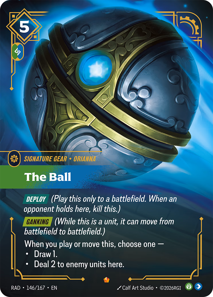 The Ball RAD-146/167 Riftbound card