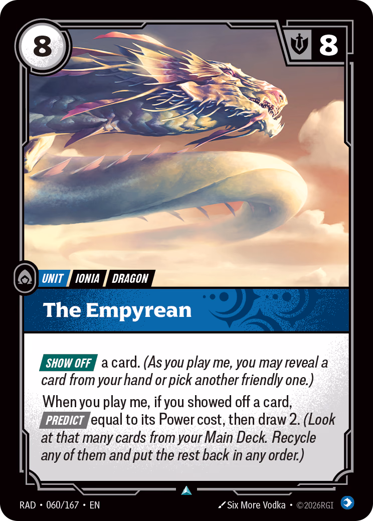 The Empyrean RAD-060/167 Riftbound card