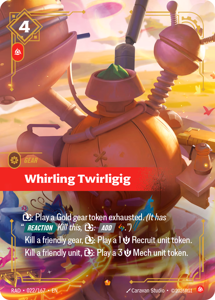 Whirling Twirligig RAD-022/167 Riftbound card