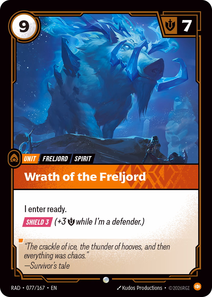 Wrath of the Freljord RAD-077/167 Riftbound card