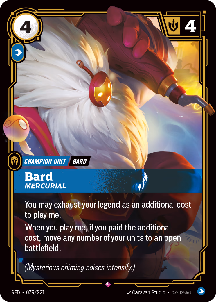 Bard, Mercurial SFD-079/221 Riftbound card