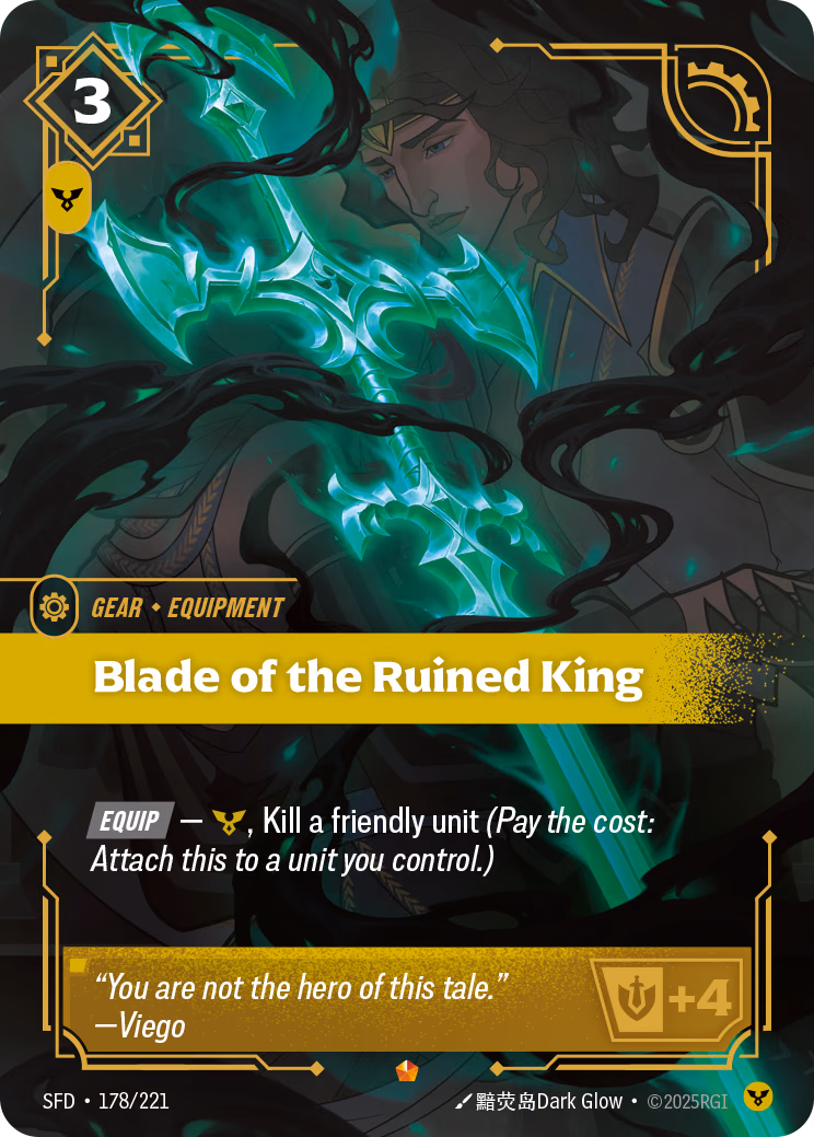 Blade of the Ruined King SFD-178/221 Riftbound card