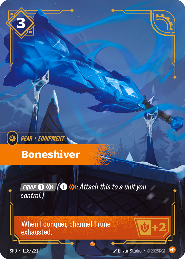 Boneshiver SFD-118/221 Riftbound card