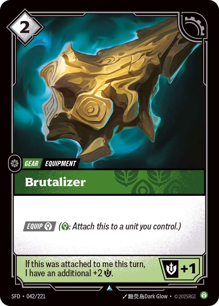 Brutalizer SFD-042/221 Riftbound card