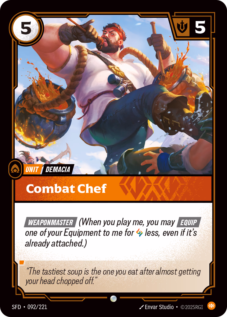 Combat Chef SFD-092/221 Riftbound card