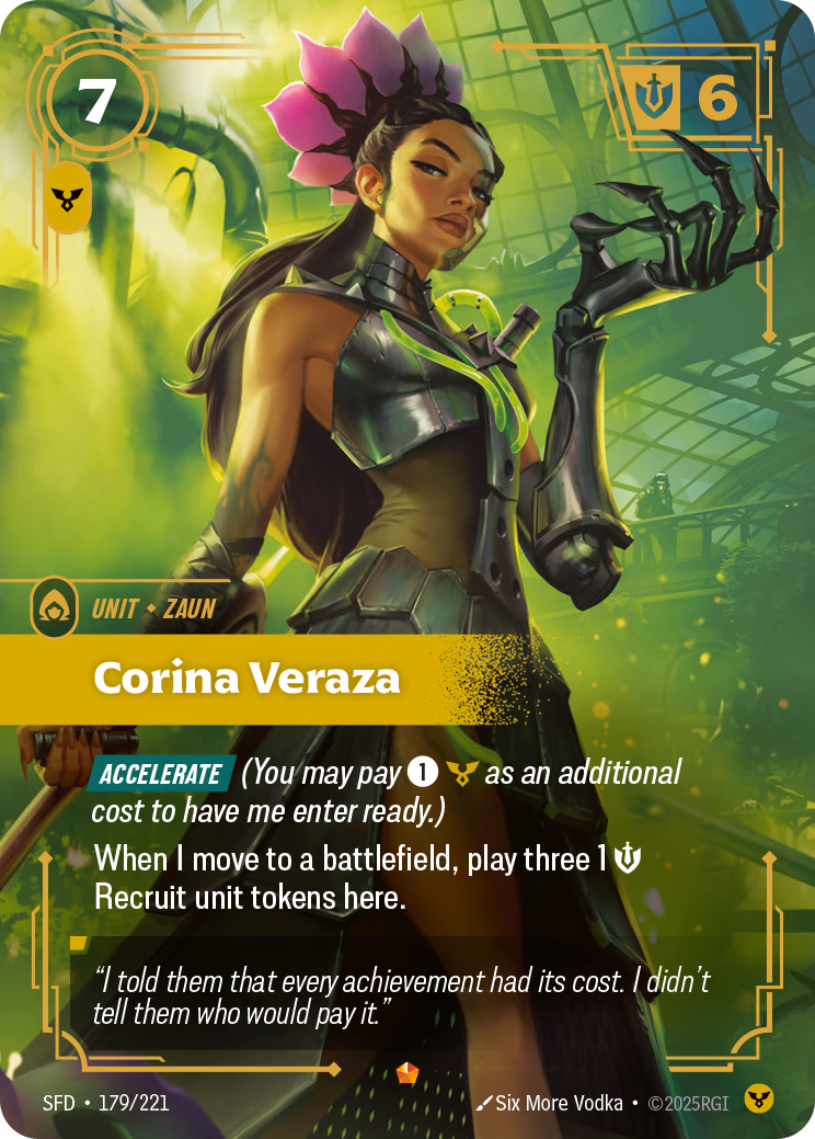 Corinna Veraza SFD-179/221 Riftbound card