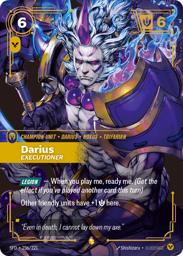 Darius SFD-236/221 Riftbound card