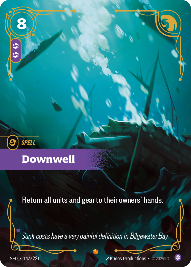 Downwell SFD-147/221 Riftbound card