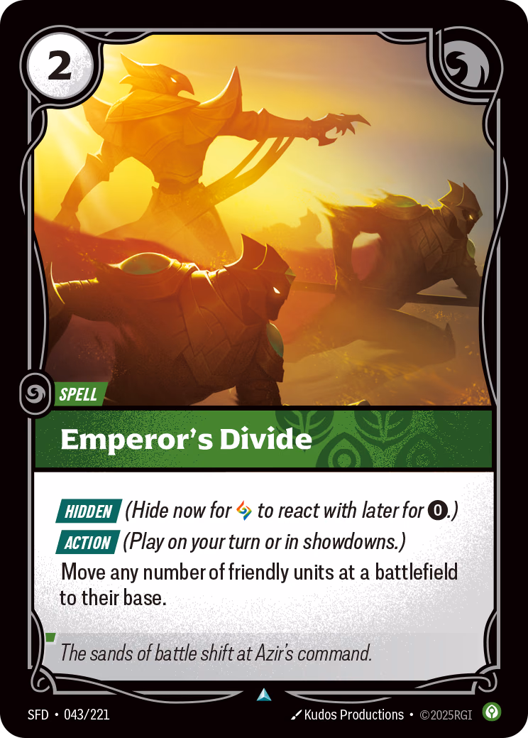 Emperor's Divide SFD-043/221 Riftbound card