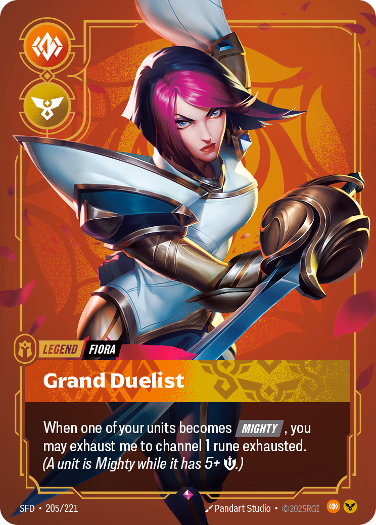 Fiora, Grand Duelist SFD-205/221 Riftbound card