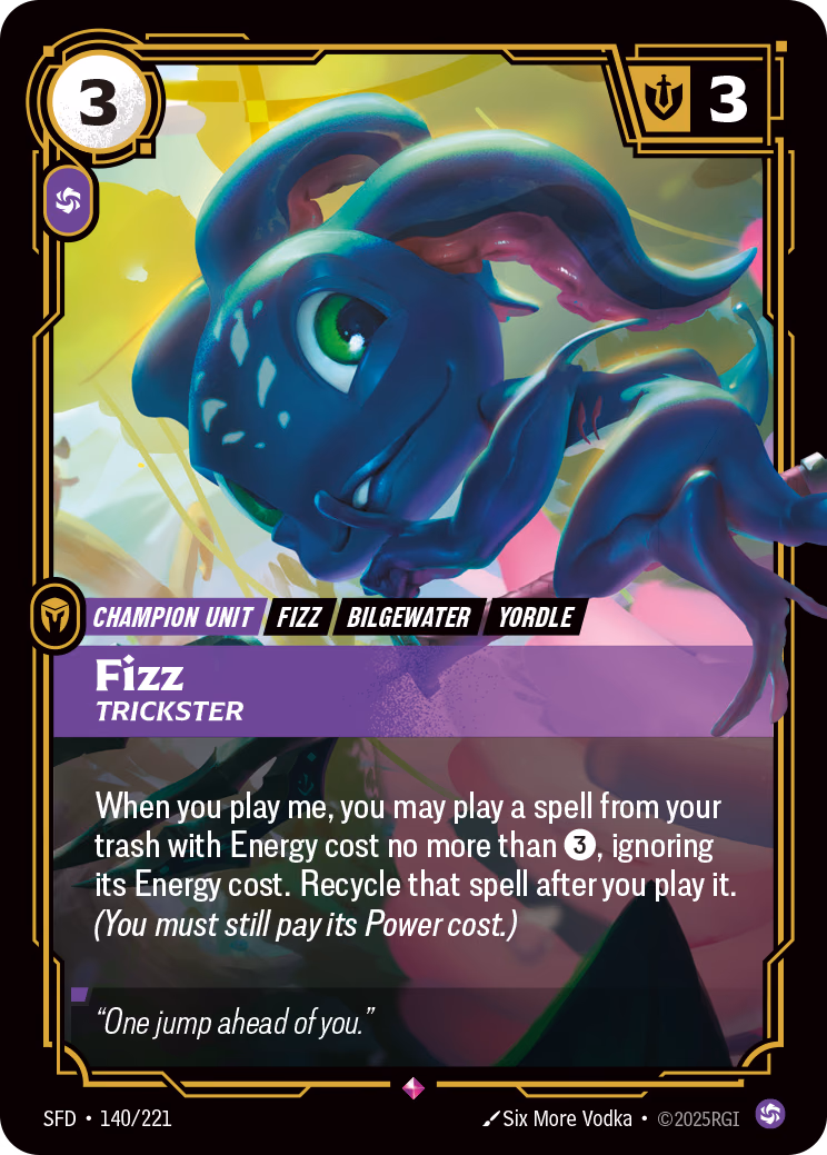 Fizz SFD-140/221 Riftbound card