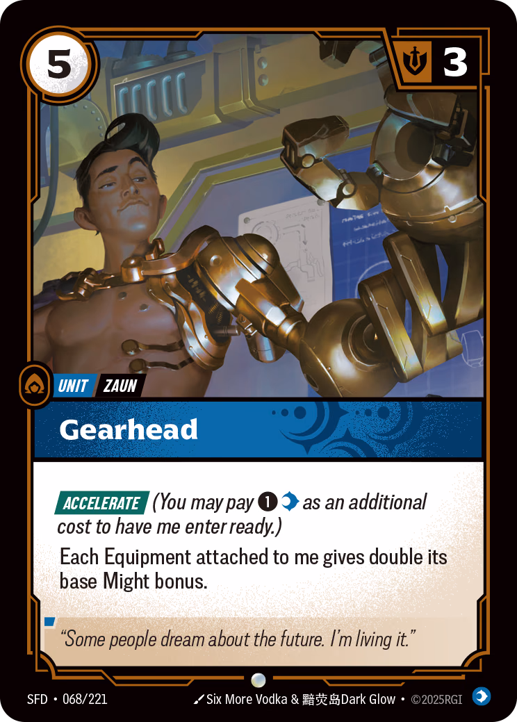 Gearhead SFD-068/221 Riftbound card