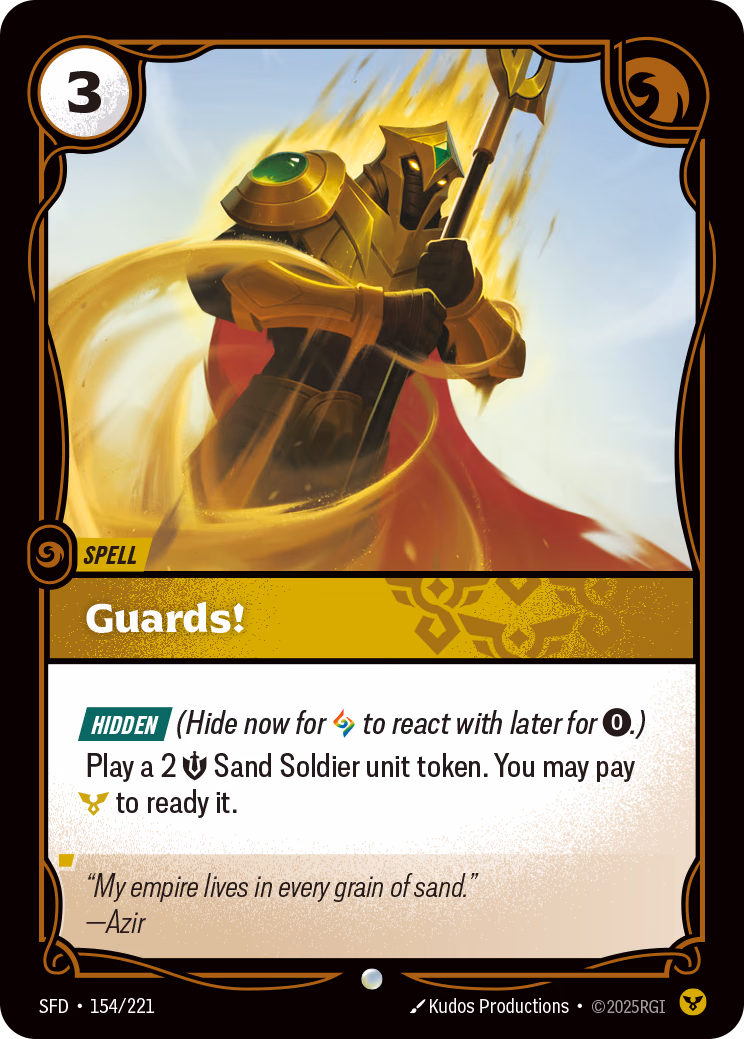Guards! SFD-154/221 Riftbound card