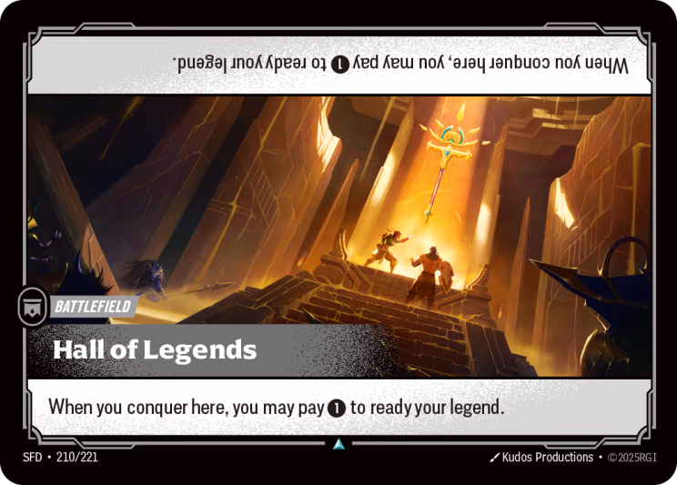 Hall of Legends SFD-210/221 Riftbound card