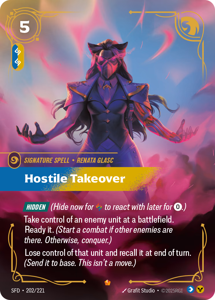 Hostile Takeover SFD-202/221 Riftbound card
