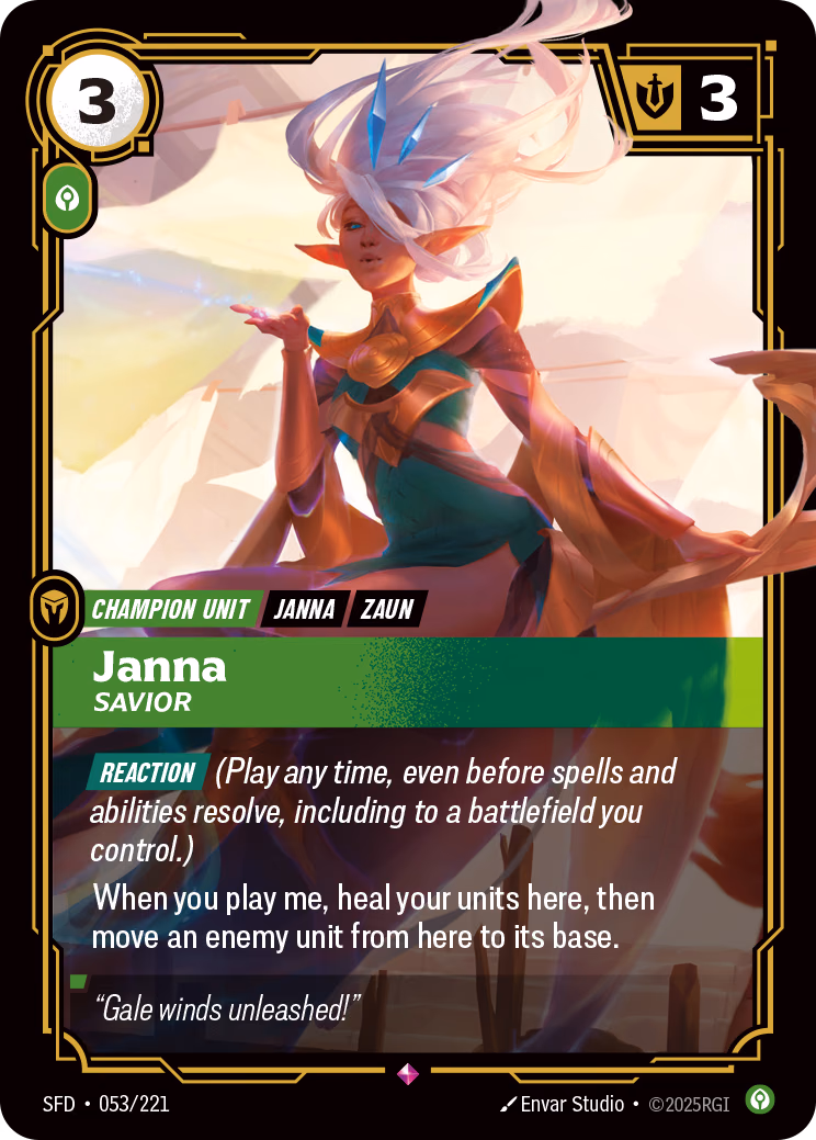 Janna SFD-053/221 Riftbound card