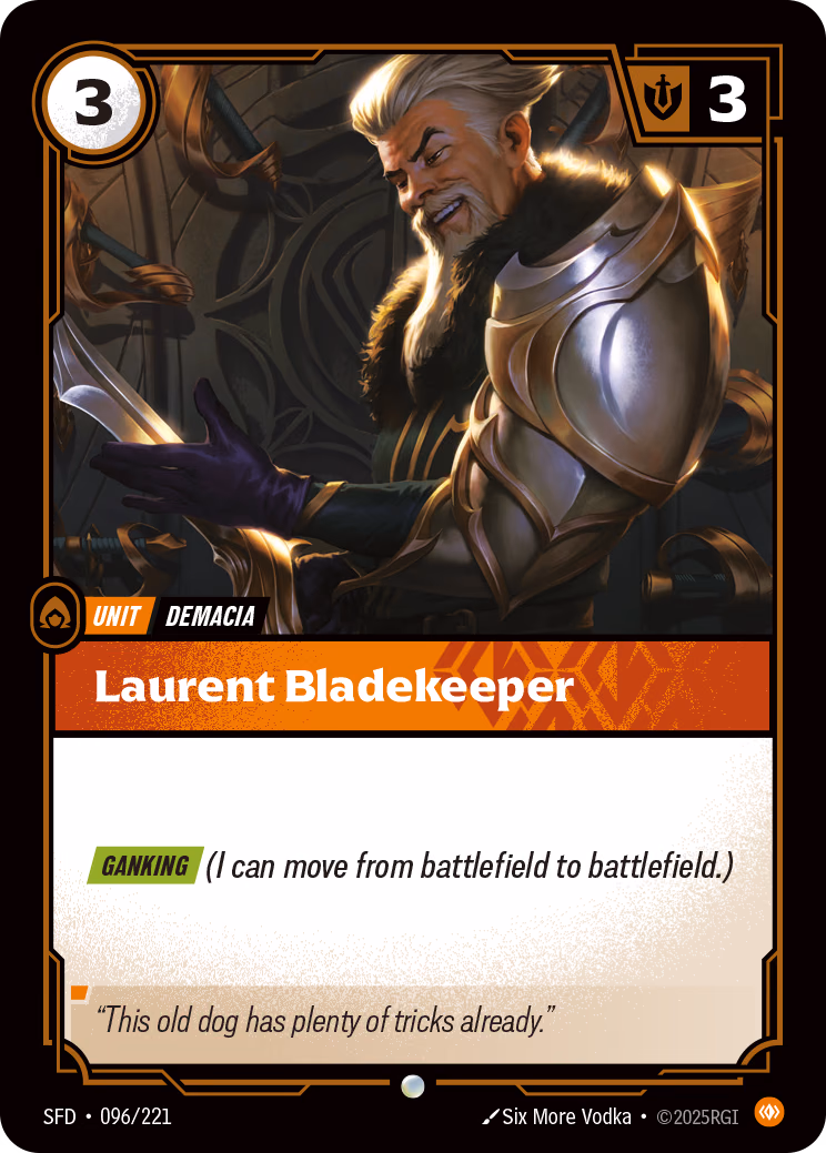 Laurent Bladekeeper SFD-096/221 Riftbound card