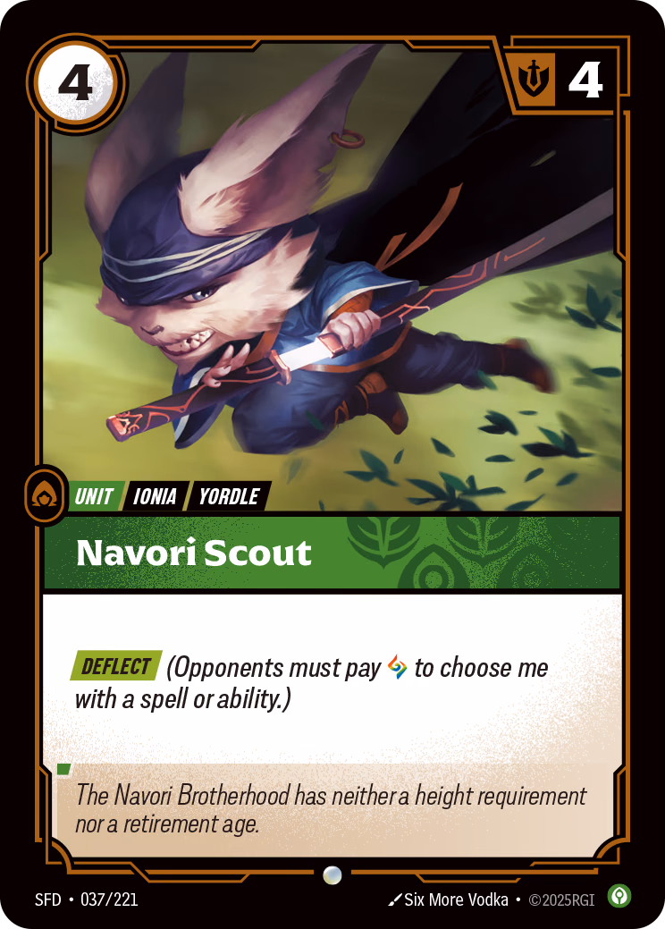 Navori Scout SFD-037/221 Riftbound card