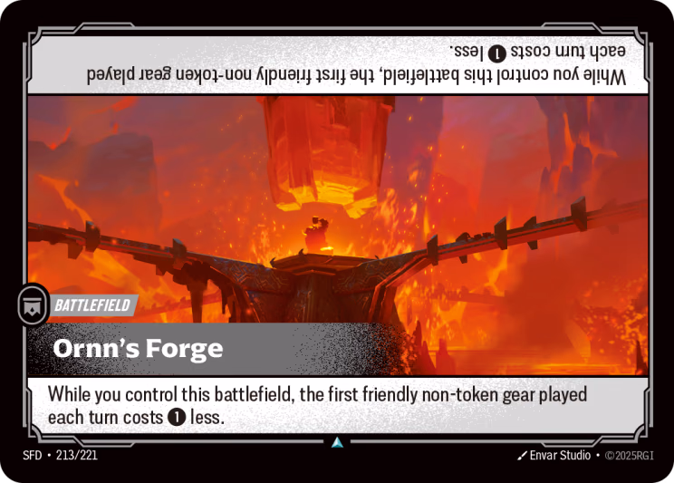 Ornn's Forge SFD-213/221 Riftbound card