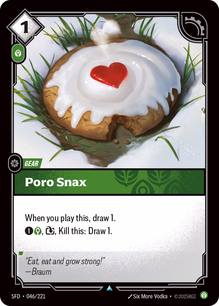 Poro Snax SFD-046/221 Riftbound card
