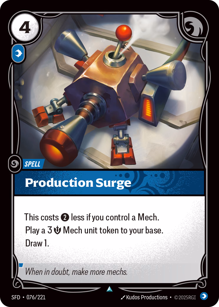 Production Surge SFD-076/221 Riftbound card