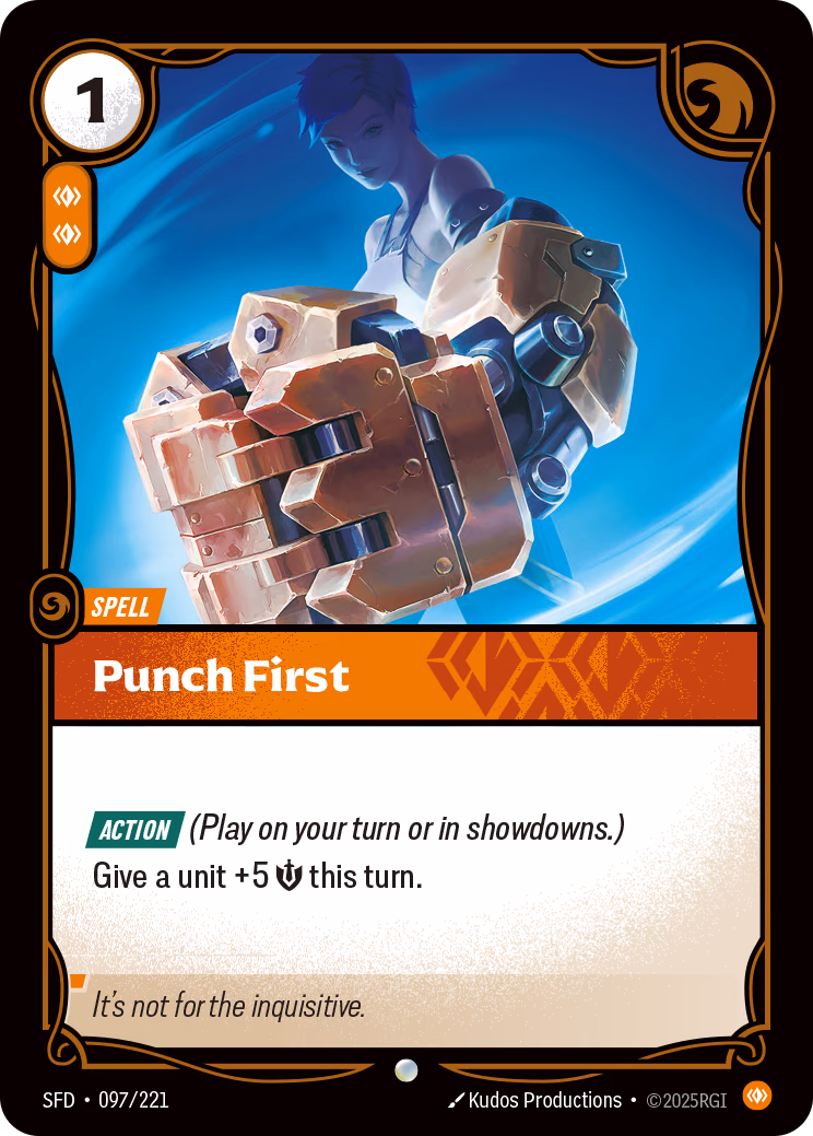 Punch First SFD-097/221 Riftbound card