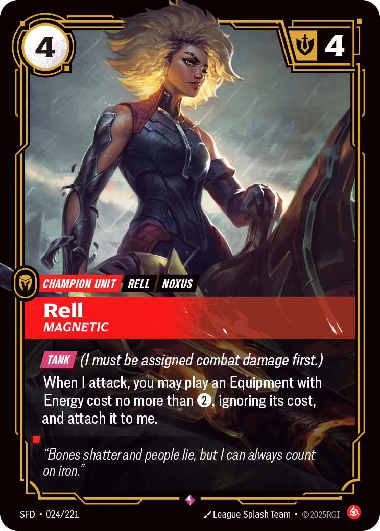 Rell, Magnetic SFD-024/221 Riftbound card