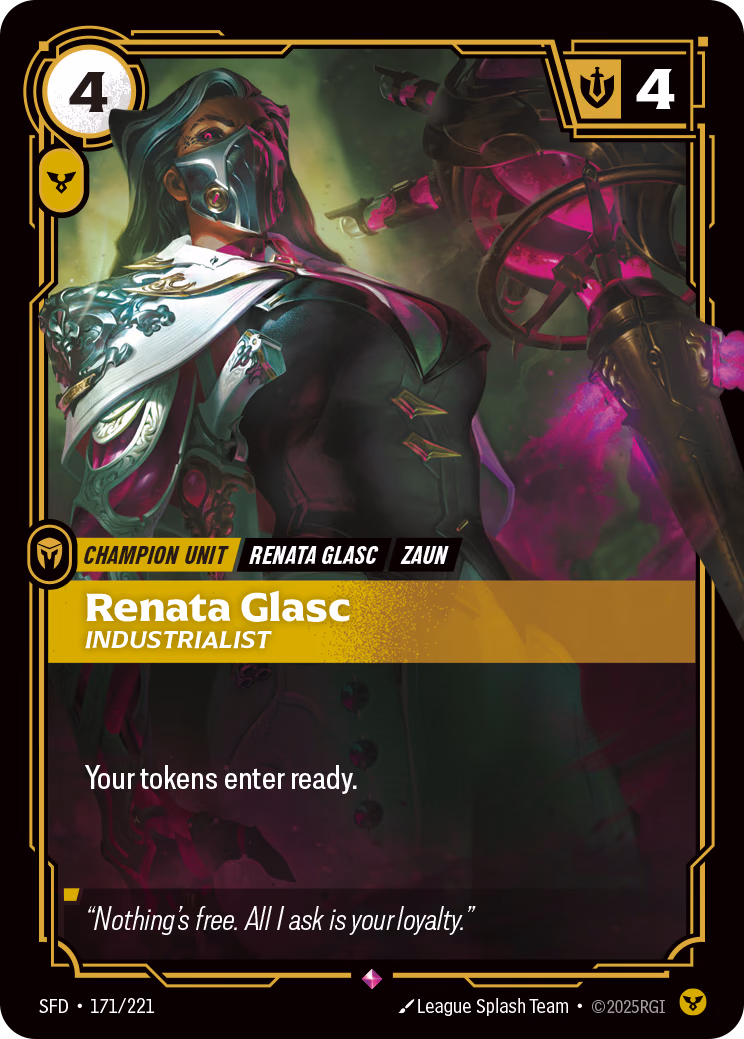 Renata Glasc, Industrialist SFD-171/221 Riftbound card