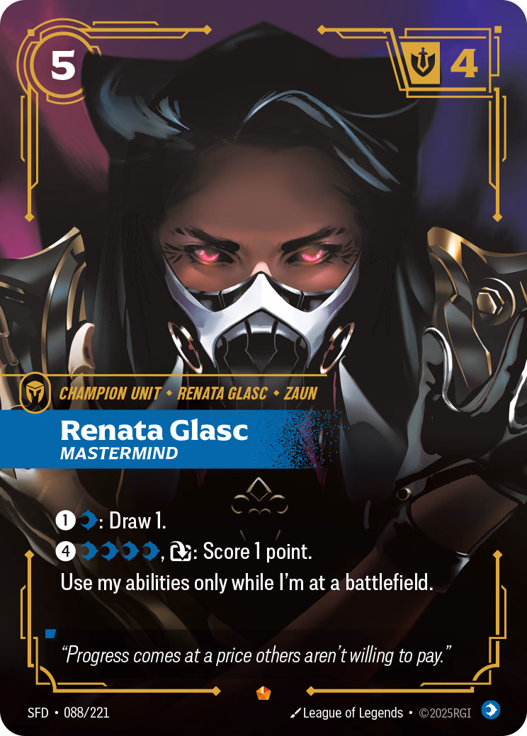 Renata Glasc SFD-088/221 Riftbound card