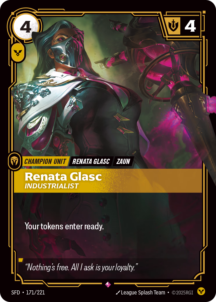 Renata Glasc SFD-171/221 Riftbound card