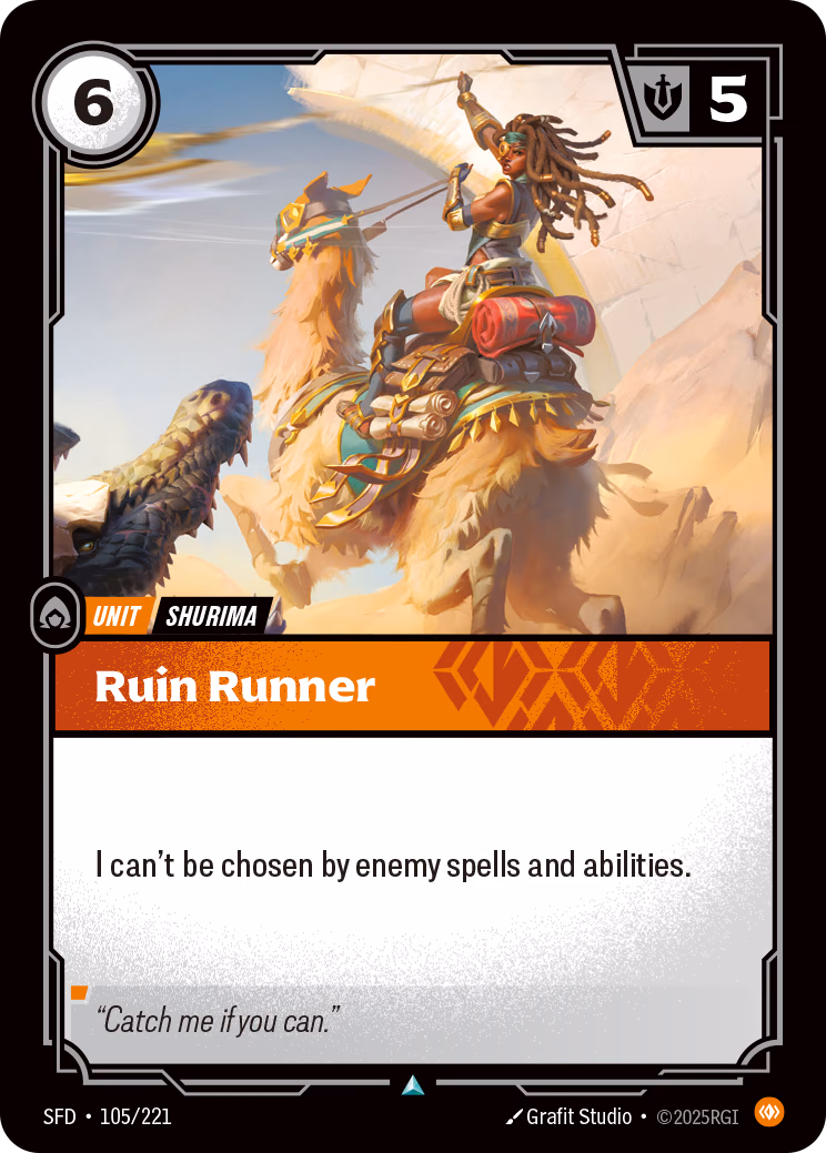 Ruin Runner SFD-105/221 Riftbound card