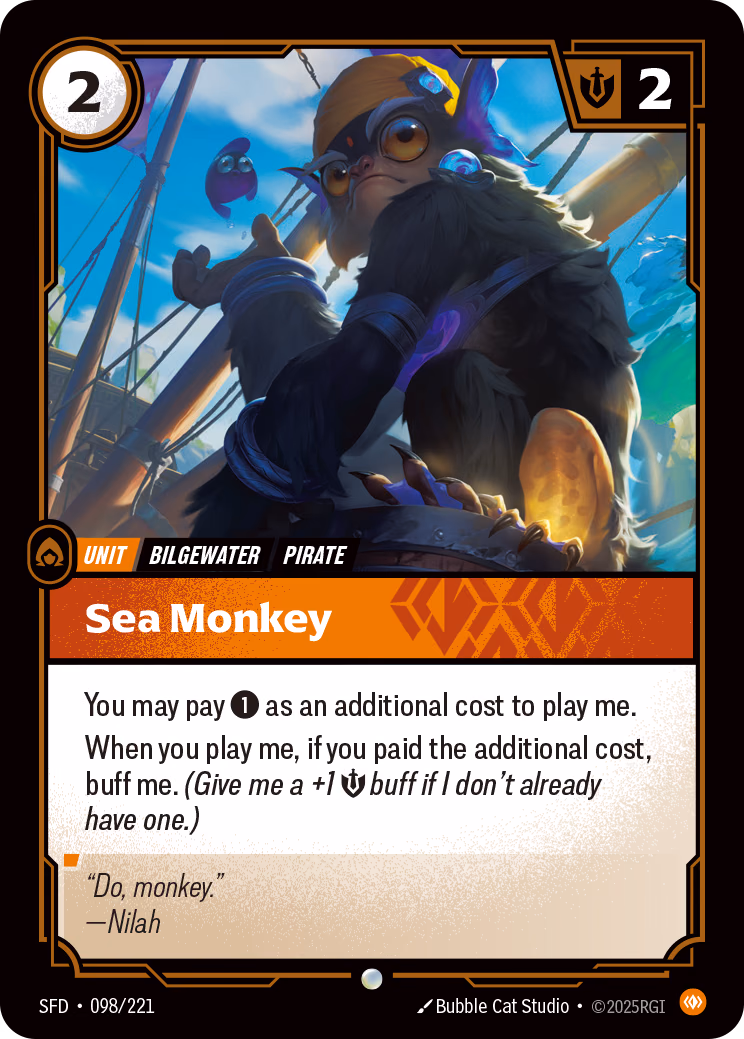 Sea Monkey SFD-098/221 Riftbound card