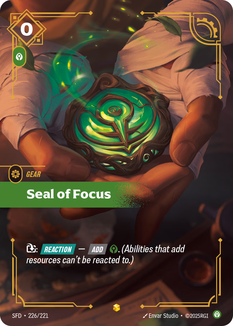 Seal of Focus SFD-226/221 Riftbound card